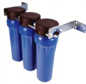 Staffe di fissaggio a muro per 3 filtri OMI serie F0005-F0030 Staffe di fissaggio a muro per 3 filtri OMI serie F0005-F0030