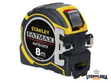 Flessometro Stanley Autolock 8 metri x 32mm con magnete e auto-bloccaggio Flessometro Stanley Autolock 8 metri x 32mm con magnete e auto-bloccaggio