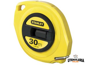 Rotella metrica Stanley 30 metri x 9,5mm con nastro in acciaio