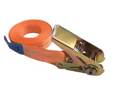 Cinghie di ancoraggio ad anello Strops nastro 25mm con mini cricchetto per carichi leggeri (7pz)