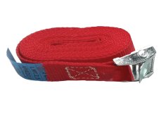 Cinghie di ancoraggio per carichi leggeri Strops 2,5mt x 25mm con fibbia autobloccante(10pz)