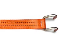 Cinghia di ancoraggio in poliestere Strops CR35 6mt con tenditore e ganci sponda, 1000 daN