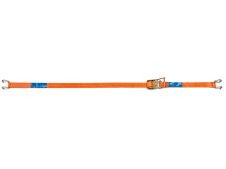 Cinghia di ancoraggio in poliestere Strops CR35 6mt con tenditore e ganci sponda, 1000 daN