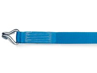 Cinghia di ancoraggio in poliestere Strops CR50 9mt con tenditore e ganci tondino, 2500 daN