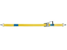 Cinghia di ancoraggio in poliestere Strops CR50 9mt con tenditore e ganci tondino, 1500 daN