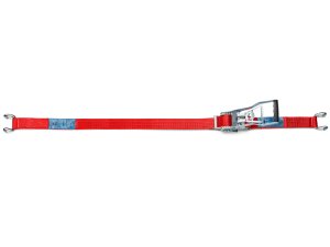 Cinghia di ancoraggio in poliestere Strops CR50 9mt tenditore leva lunga e ganci sponda, 2500daN