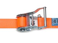 Cinghia di ancoraggio in poliestere Strops CRP35 6mt con tenditore e ganci sponda, 1000 daN