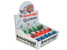 Espositore da banco Strops con cinghie di ancoraggio in poliestere (30pz)