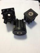 TAPPI QUADRI PER TUBOLARI 40X40 FILETTATI M10 MLC 17048