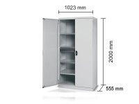 Armadio portautensili ad ante battenti Serie 900 Tecnotelai 1023x555x2000mm