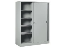 Armadio ante scorrevoli Tecnotelai 1500x600x2000mm con 4+4 piani regolabili Armadio ante scorrevoli Tecnotelai 1500x600x2000mm con 4+4 piani regolabili