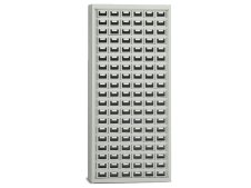 Armadio portaminuteria Tecnotelai 900x355x2000mm con 114 cassetti in metallo Armadio portaminuteria Tecnotelai 900x355x2000mm con 114 cassetti in metallo