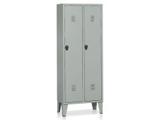 Armadio spogliatoio a 2 vani Tecnotelai 690x330x1800mm con piedini Armadio spogliatoio a 2 vani Tecnotelai 690x330x1800mm con piedini