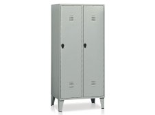 Armadio spogliatoio a 2 vani Tecnotelai 810x500x1800mm con ripiano e divisore interno Armadio spogliatoio a 2 vani Tecnotelai 810x500x1800mm con ripiano e divisore interno