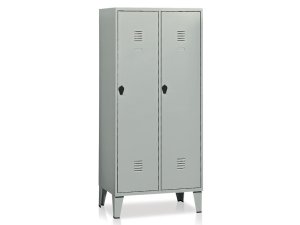Armadio spogliatoio a 2 vani Tecnotelai 810x500x1800mm con ripiano e divisore interno