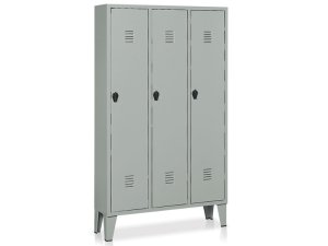 Armadio spogliatoio a 3 vani Tecnotelai 1020x330x1800mm con piedini