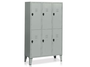 Armadio spogliatoio a 6 vani Tecnotelai 1020x500x1800mm con piedini