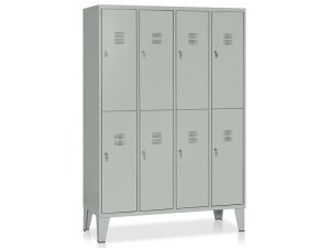 Armadio spogliatoio a 8 vani Tecnotelai 1200x500x1800mm con piedini