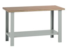 Banco da lavoro Tecnotelai Classic 1500x750x900mm con piano in legno, portata 800Kg