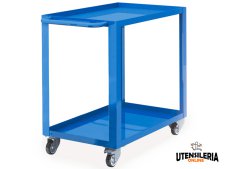 Carrello a due ripiani Tecnotelai monoblocco 1040x600x850mm portata 200kg