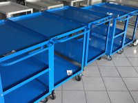 Carrello a tre ripiani Tecnotelai smontabile 910x450x810mm portata 150kg