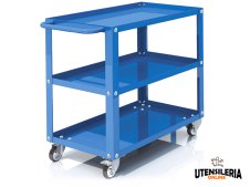 Carrello a tre ripiani Tecnotelai smontabile 910x450x810mm portata 150kg