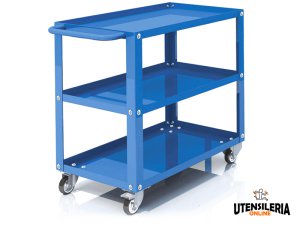 Carrello a tre ripiani Tecnotelai smontabile 910x450x810mm portata 150kg