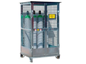 Deposito per stoccaggio esterno bombole di gas Tecnotelai 960x1130x2100mm