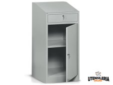 Armadio industriale Tecnotelai con anta e cassetto 600x500x1110/1230 mm Armadio industriale Tecnotelai con anta e cassetto 600x500x1110/1230 mm