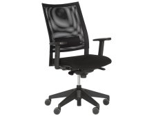 Sedia ergonomica Tecnotelai Sedna con ruote, braccioli e altezza regolabile 1050/1180mm