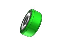 Ruote TR-ROLL in poliuretano con cuscinetto a sfere serie 62AL