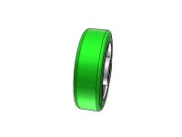 Ruote TR-ROLL in poliuretano con cuscinetto a sfere serie 62AL