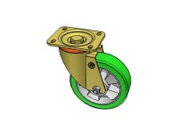 Ruota TR-ROLL con supporto pesante rotante P portata 750Kg 62AL