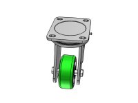 Ruota TR-ROLL supporto elettrosaldato EE MHD rotante 700Kg 62AL
