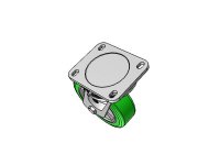 Ruota TR-ROLL supporto elettrosaldato EE MHD rotante 700Kg 62AL