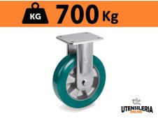 Ruota TR-ROLL supporto elettrosaldato EE MHD fisso 700Kg 62AL