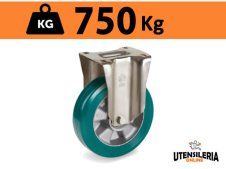 Ruota TR-ROLL con supporto pesante fisso P portata 750Kg 62AL