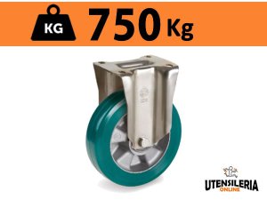 Ruota TR-ROLL con supporto pesante fisso P portata 750Kg 62AL