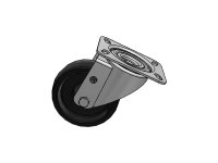 Ruota termoindurente 67 supporto leggero NL rotante max 300Kg