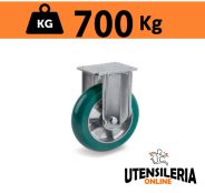 Ruota TR-ROLL con supporto extrapesante fisso EP 700Kg 62ER