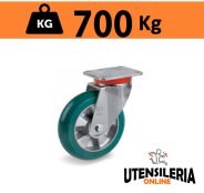 Ruota TR-ROLL con supporto extrapesante rotante EP 700Kg 62ER