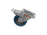 Ruota SIGMA ELASTIC 73 supporto bloccaggio anteriore max 300Kg