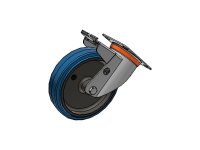 Ruota SIGMA ELASTIC 73 supporto bloccaggio anteriore max 300Kg