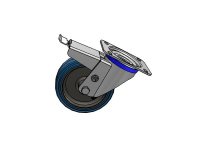 Ruota SIGMA ELASTIC 73 supporto M rotante freno anteriore 450Kg