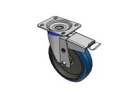 Ruota SIGMA ELASTIC 73 supporto M rotante freno anteriore 450Kg