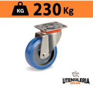 Ruota SIGMA ELASTIC 73 cuscinetto supporto P rotante max 230Kg Ruota SIGMA ELASTIC 73 cuscinetto supporto P rotante max 230Kg