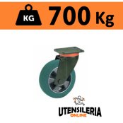 Ruota TR-ROLL con supporto extrapesante rotante EP 700Kg 62AL