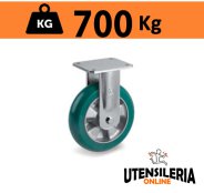 Ruota TR-ROLL supporto elettrosaldato EE MHD fisso 700Kg 62ER