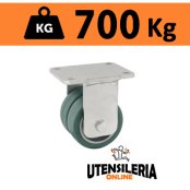 Ruota TR-ROLL supporto elettrosaldato EEG MHD fisso 700Kg 62AL