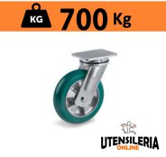 Ruota TR-ROLL supporto elettrosaldato EE MHD rotante 700Kg 62ER